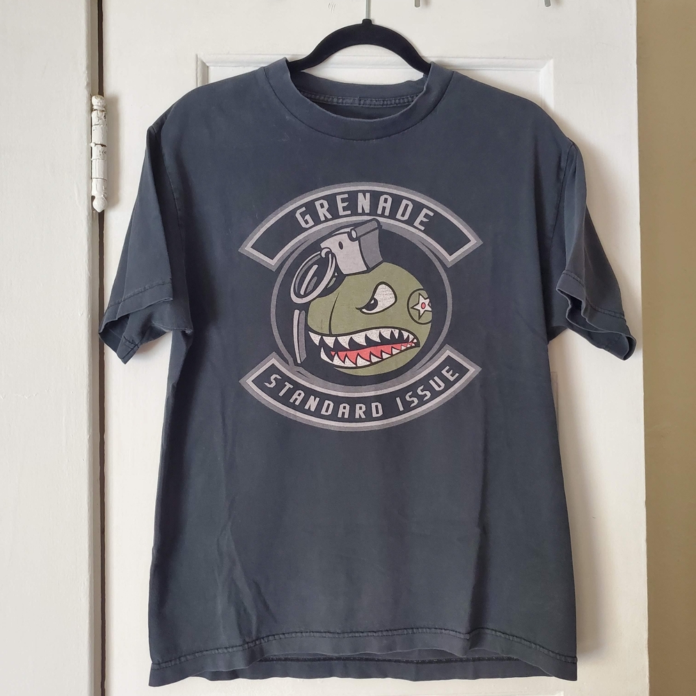 Grenade Standard Issue Tee - Charcoal and Olive